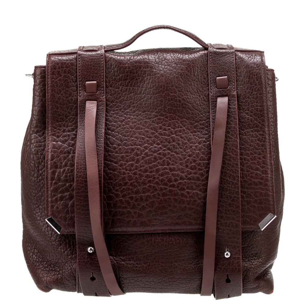 **GVY** All Saints 4-way Leather Convertible Backpack Crossbody Tote Bag